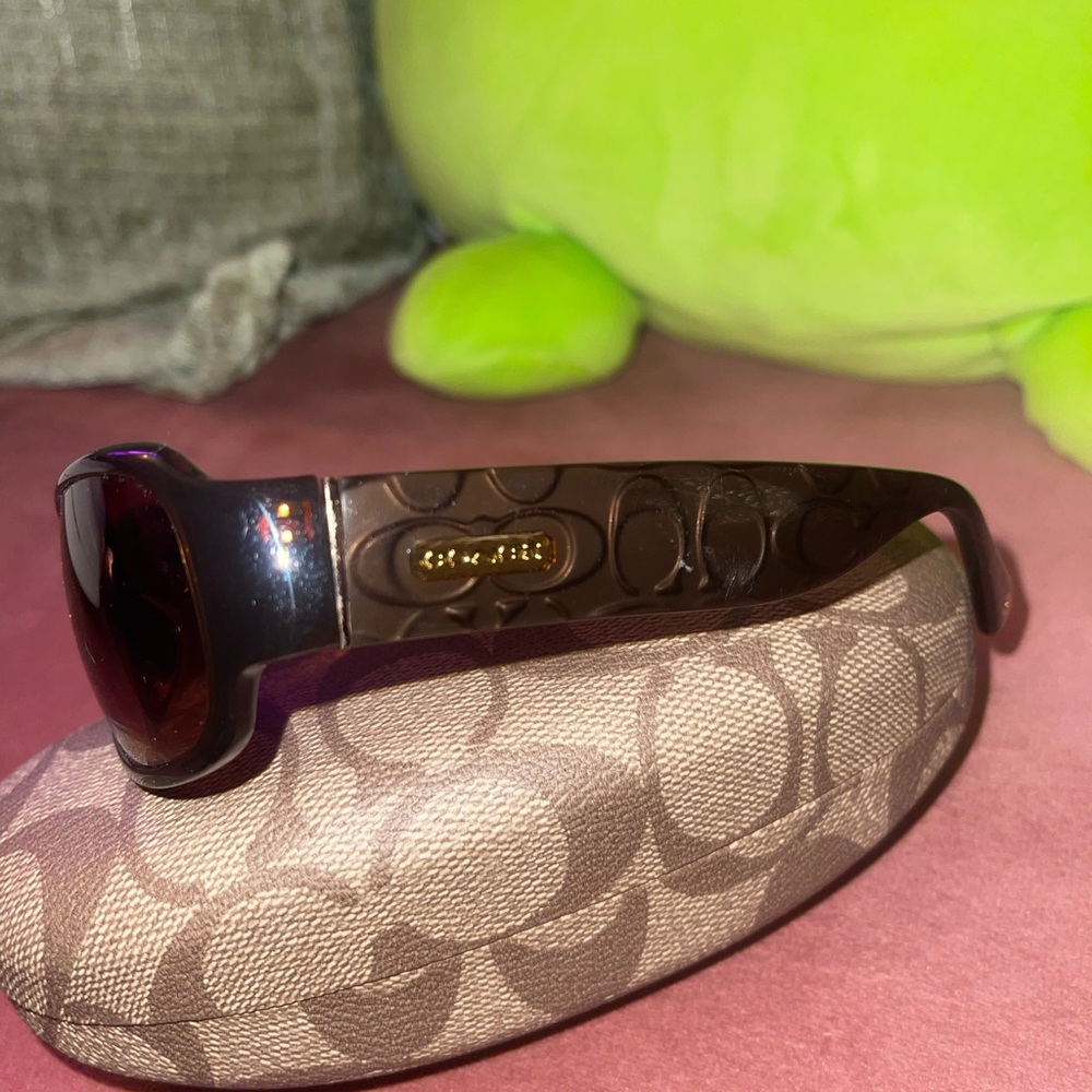 Vintage Coach Lisbeth brown Sunglasses - Picture 2 of 5